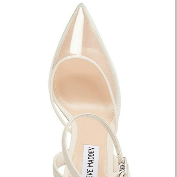 Steve Madden Alessi Vinyl Two-piece Pumps -8.5 - Picture 3 of 8